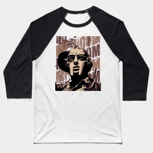MF DOOM // Brown Vintage // Old School Hip Hop Baseball T-Shirt